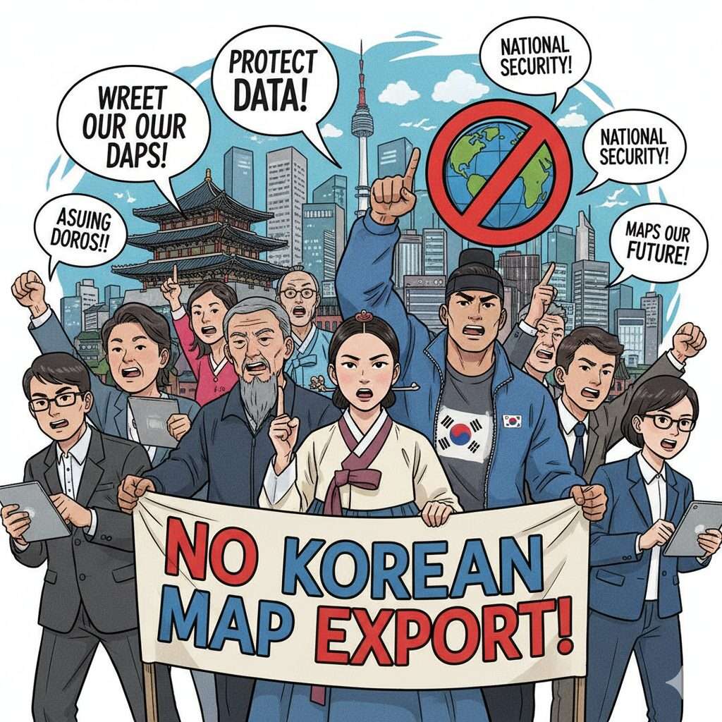 구글 고정밀 지도 해외 반출 요구, 왜 반대해야만 할까?