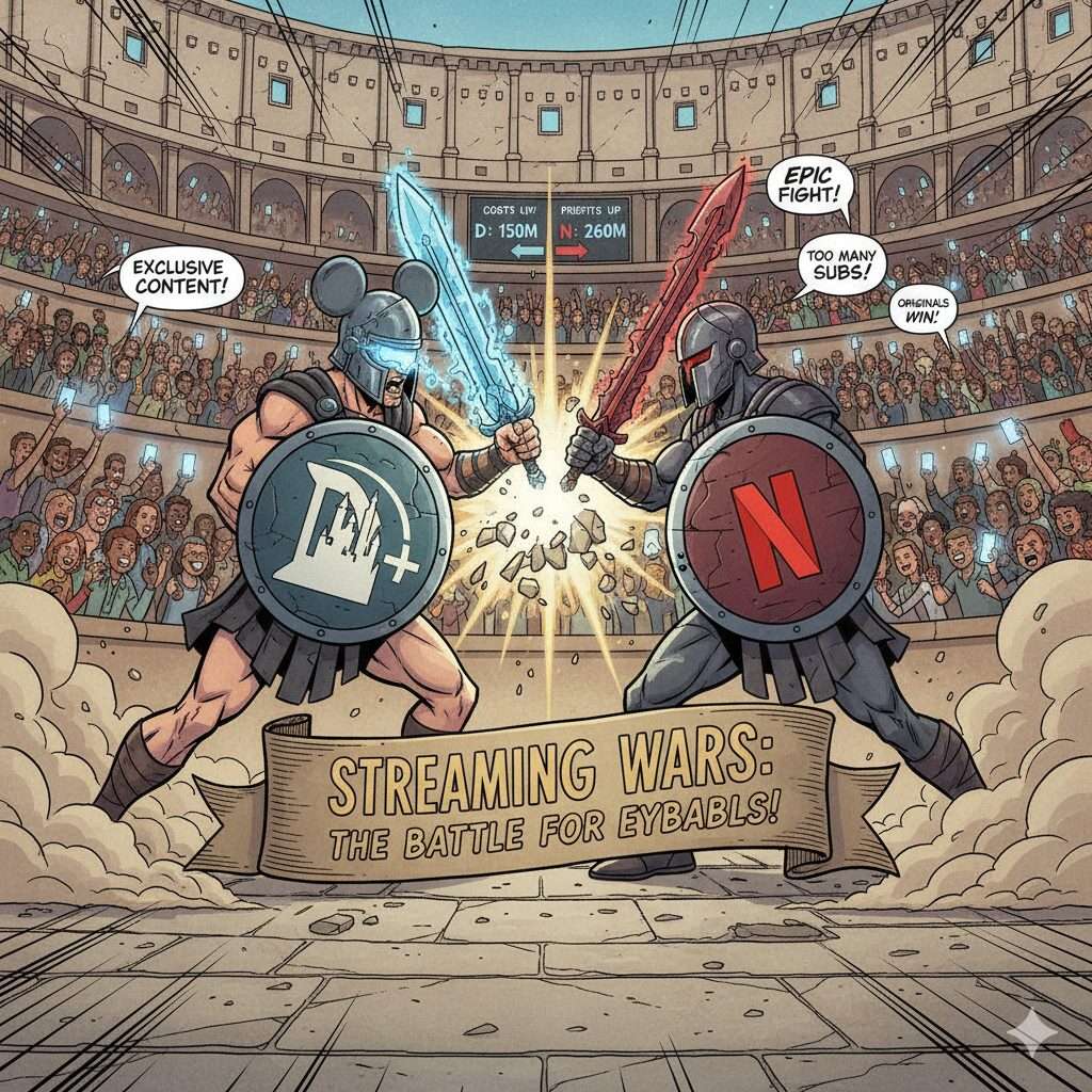 넷플릭스 vs 디즈니+, 광고형 요금제 스트리밍 전쟁 승자와 투자가치