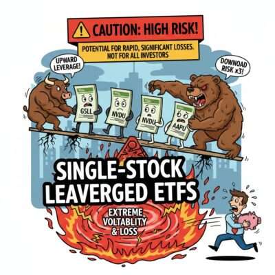 계좌 잔고 '0'에 수렴? 개별주식 레버리지 ETF의 치명적인 복리 위험성