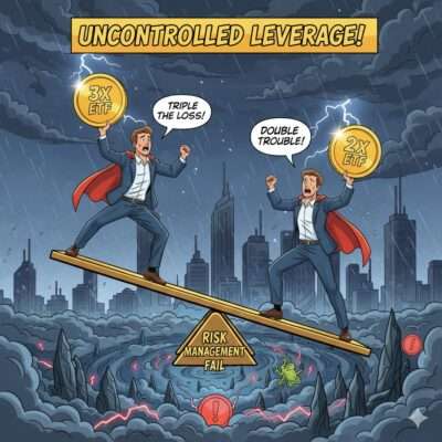 경고! 3배, 2배 레버리지 ETF의 숨겨진 위험 분석과 초보 투자자의 필패 공식