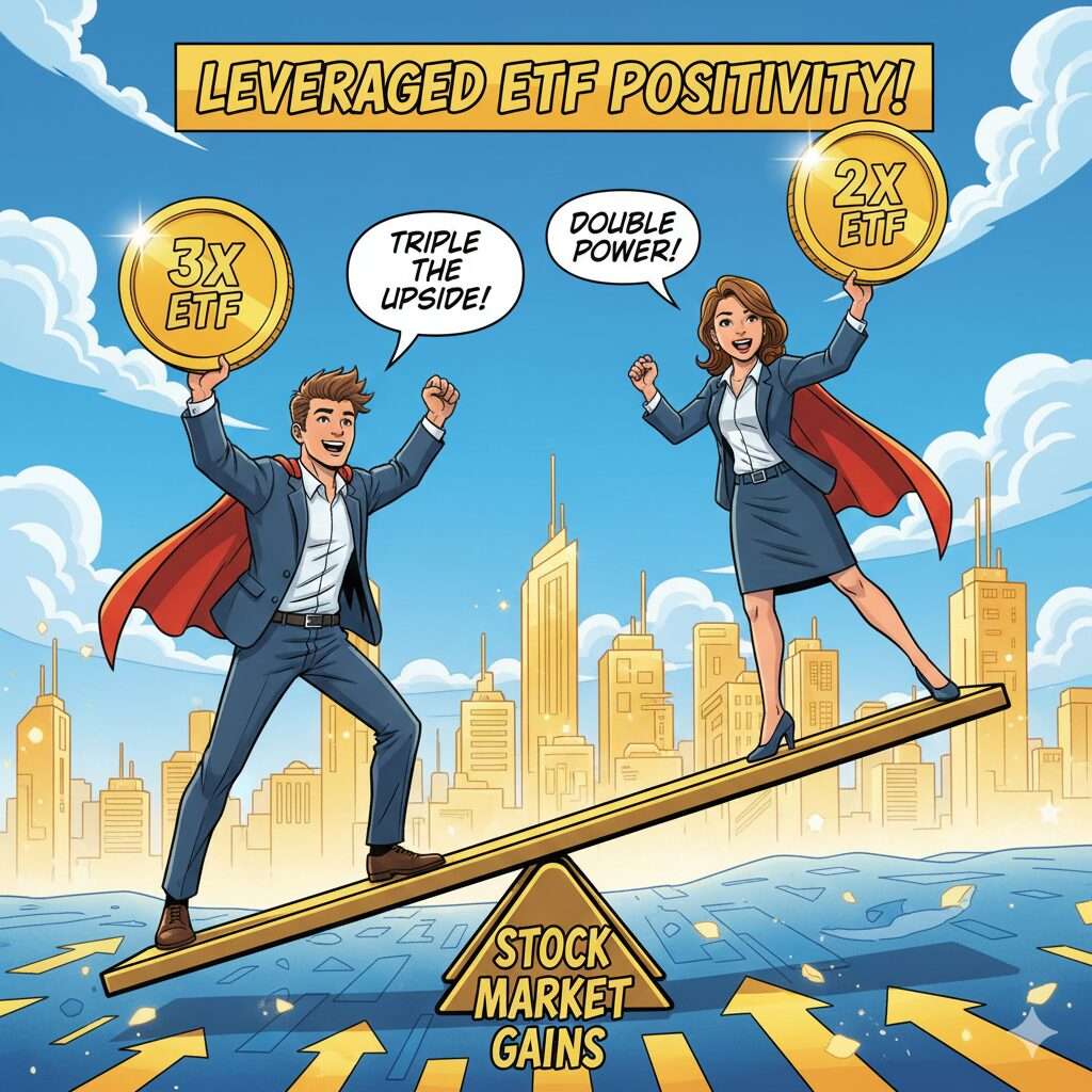 시장을 압도하라! 3배, 2배 레버리지 ETF를 활용한 전략적 초과 수익 투자 관점