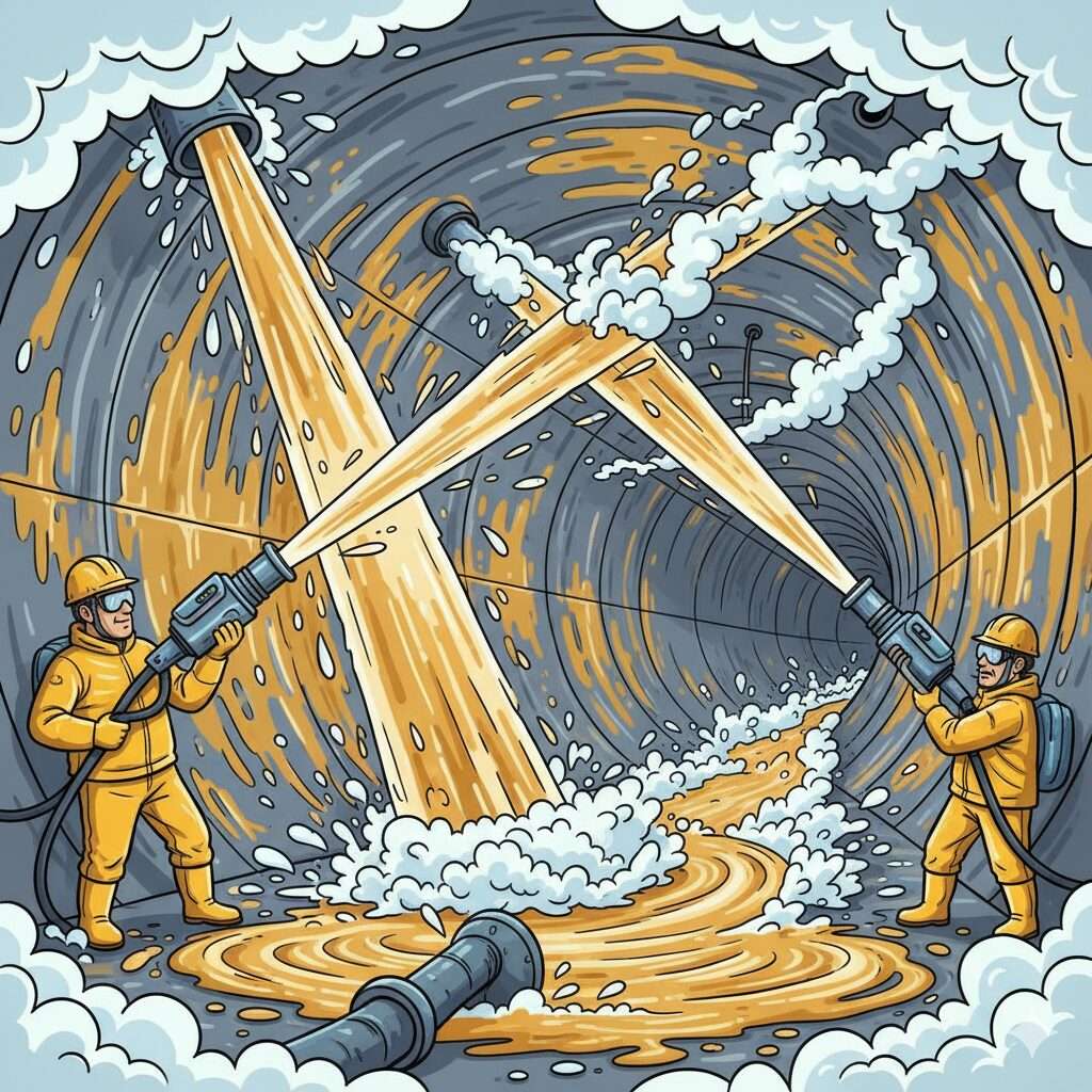 케미컬 선박 팜 오일 운송 후 탱크 세정 방법