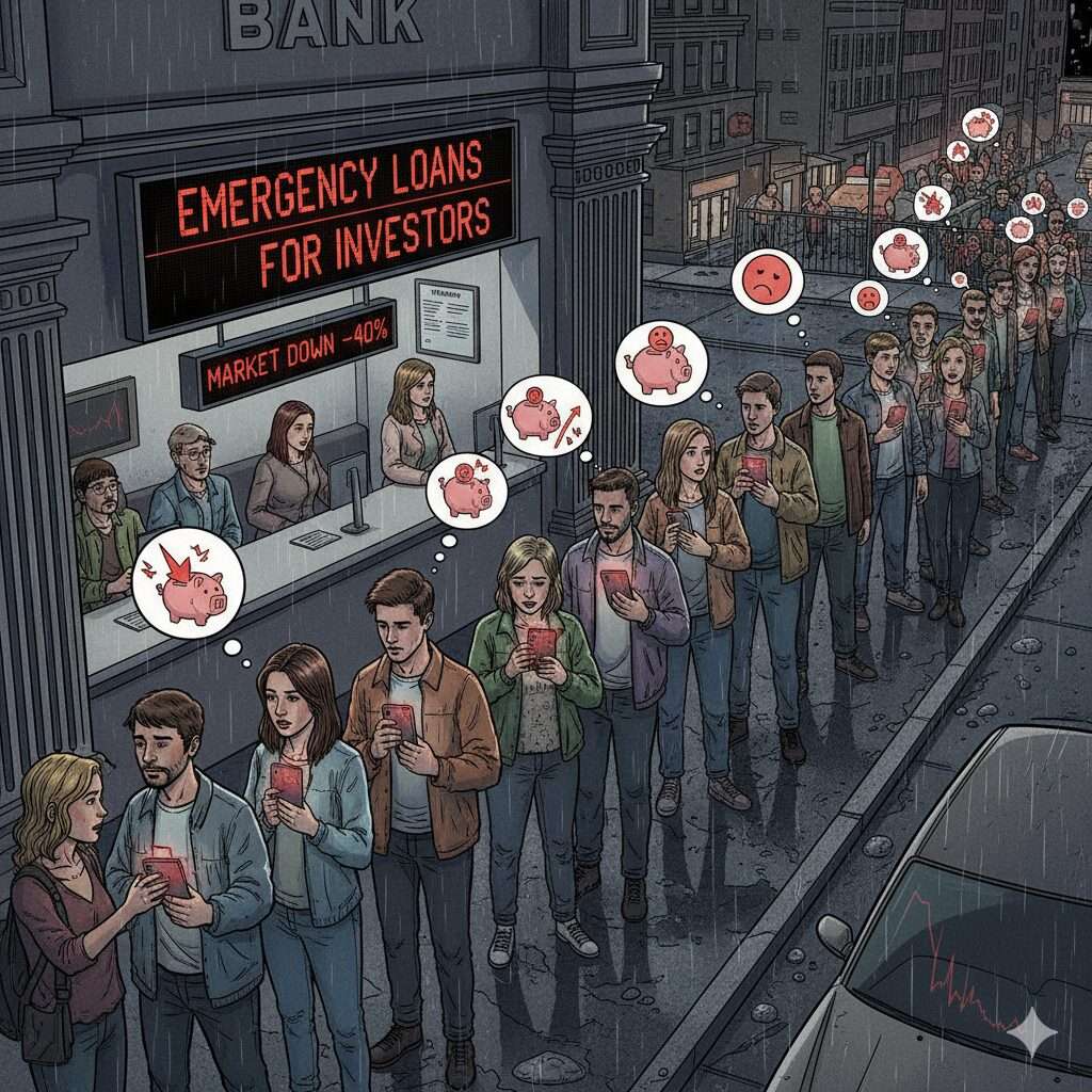 주식 하락장에서 담보대출 증가가 만든 역사적 반복 위험 사례