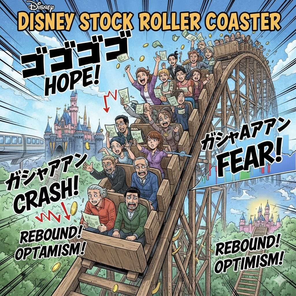디즈니(DIS) 주가 롤러코스터 과거 영광과 현재 위기, 그리고 미래