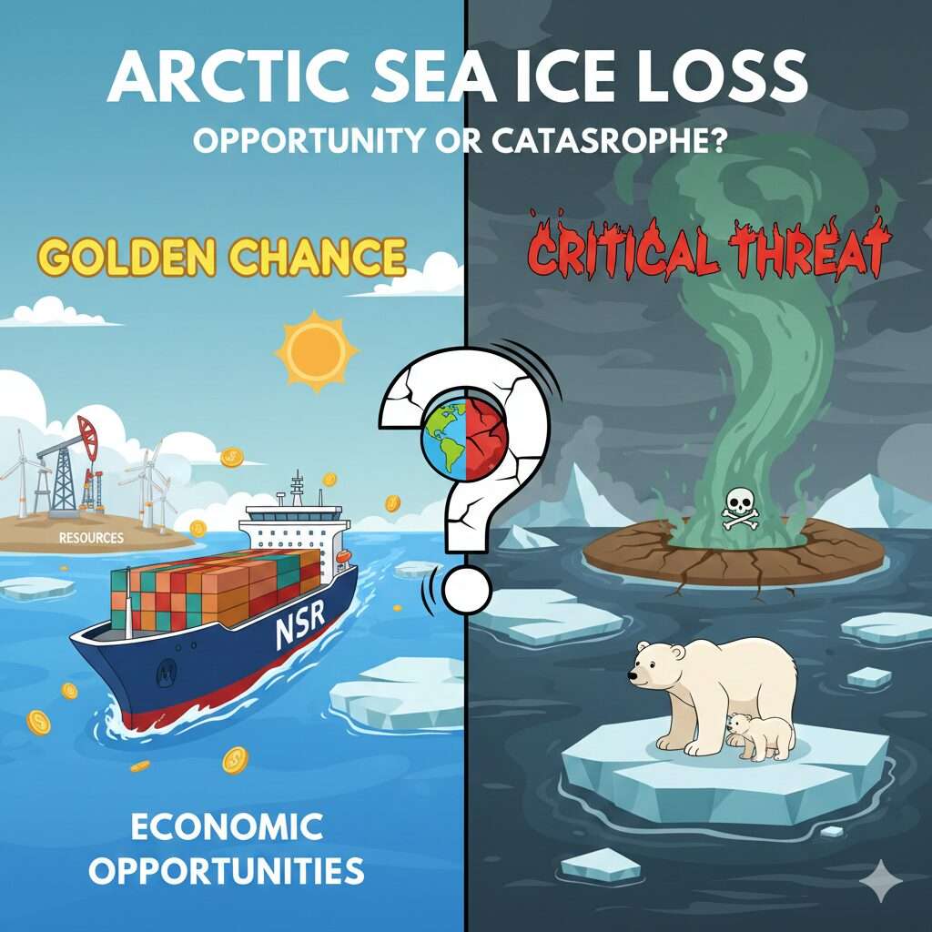 북극 해빙 감소의 명과 암