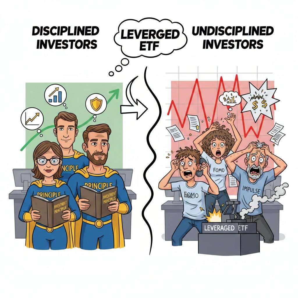 지수, 섹터, 개별 종목 레버리지 ETF, 복리 효과와 분산 위험 심층 분석