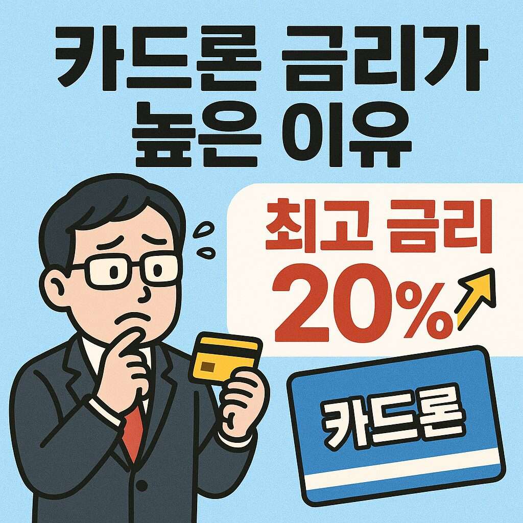 신용등급 우수 고객에게도 카드론 최고 이자율을 제시하는 이유