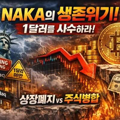 나스닥 상장 폐지 경고와 나카모토(NAKA)1달러의 사투