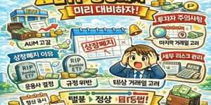미국 ETF 상장폐지 위기 대응법과 자산 보호를 위한 투자자 가이드
