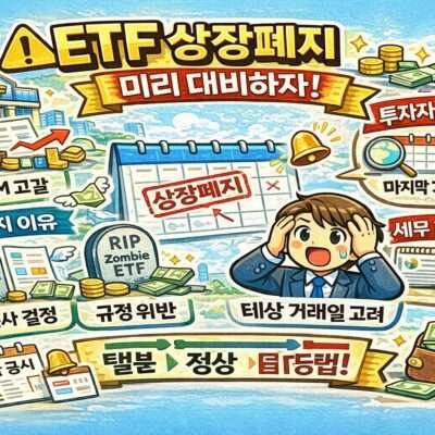 미국 ETF 상장폐지 위기 대응법과 자산 보호를 위한 투자자 가이드
