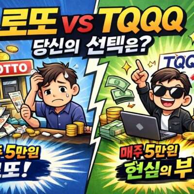 매일 1만원 투자 QQQ vs TQQQ 적립식
