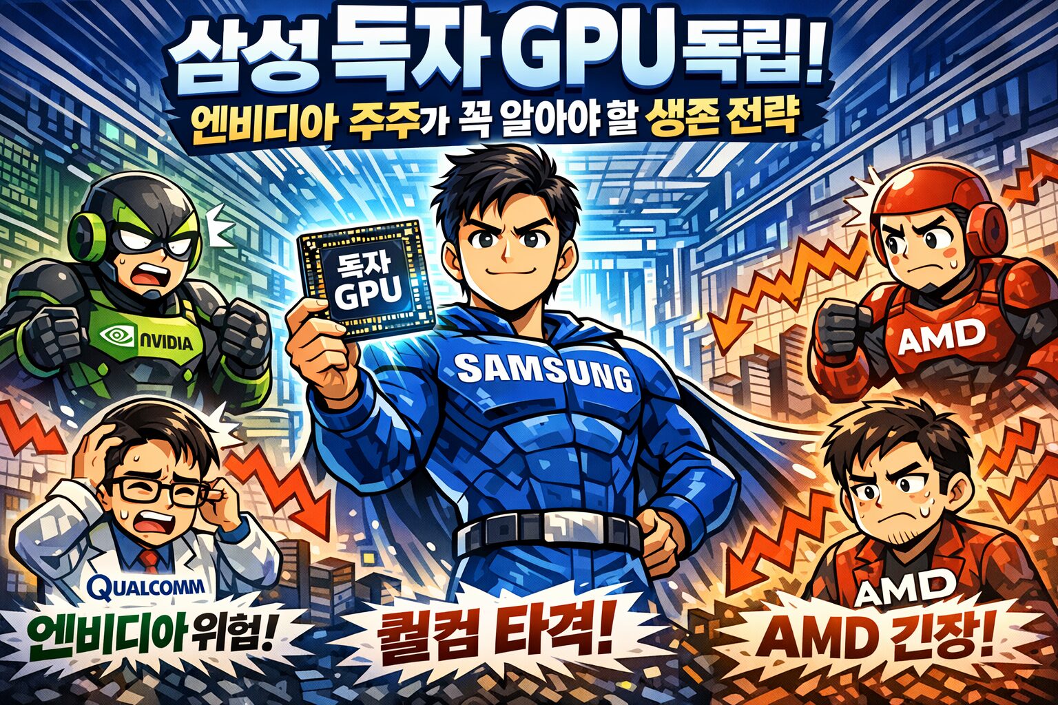 삼성전자 GPU 독립, 엔비디아 주주가 알아야 할 포트폴리오 생존 전략