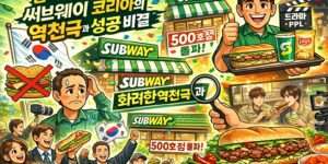 햄버거 대신 샌드위치? 써브웨이 코리아