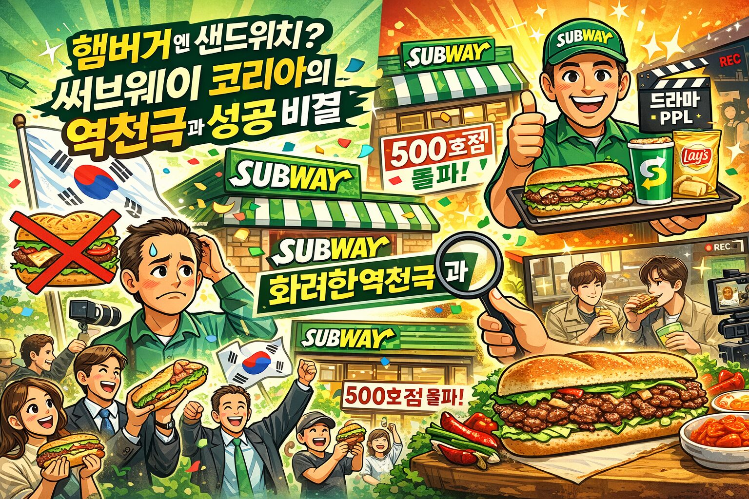 햄버거 대신 샌드위치? 써브웨이 코리아