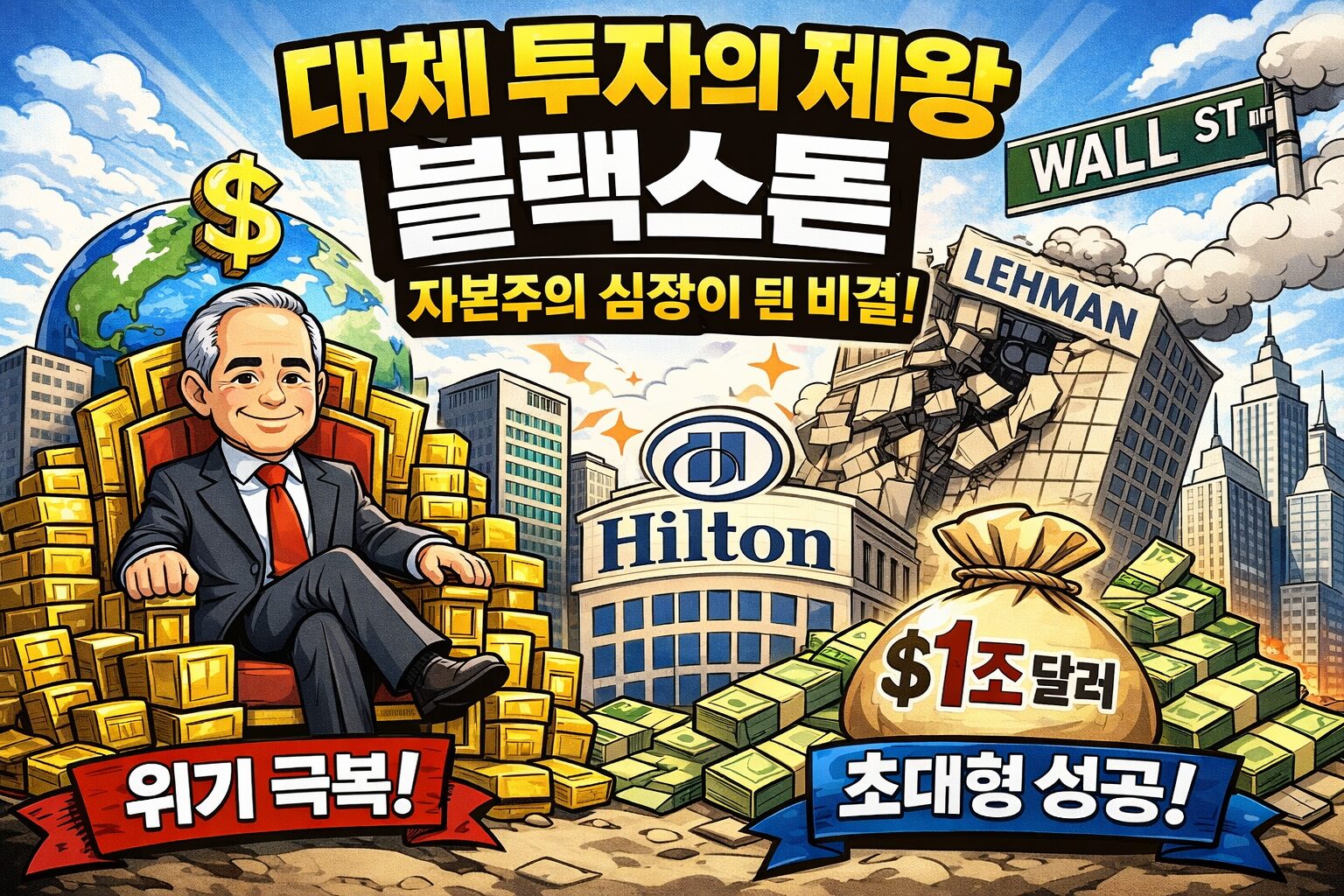 대체 투자의 제왕 블랙스톤이 자본주의의 심장이 된 비결