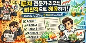 투자 전문가의 리포트에서 진짜 수익 신호와 가짜 소음