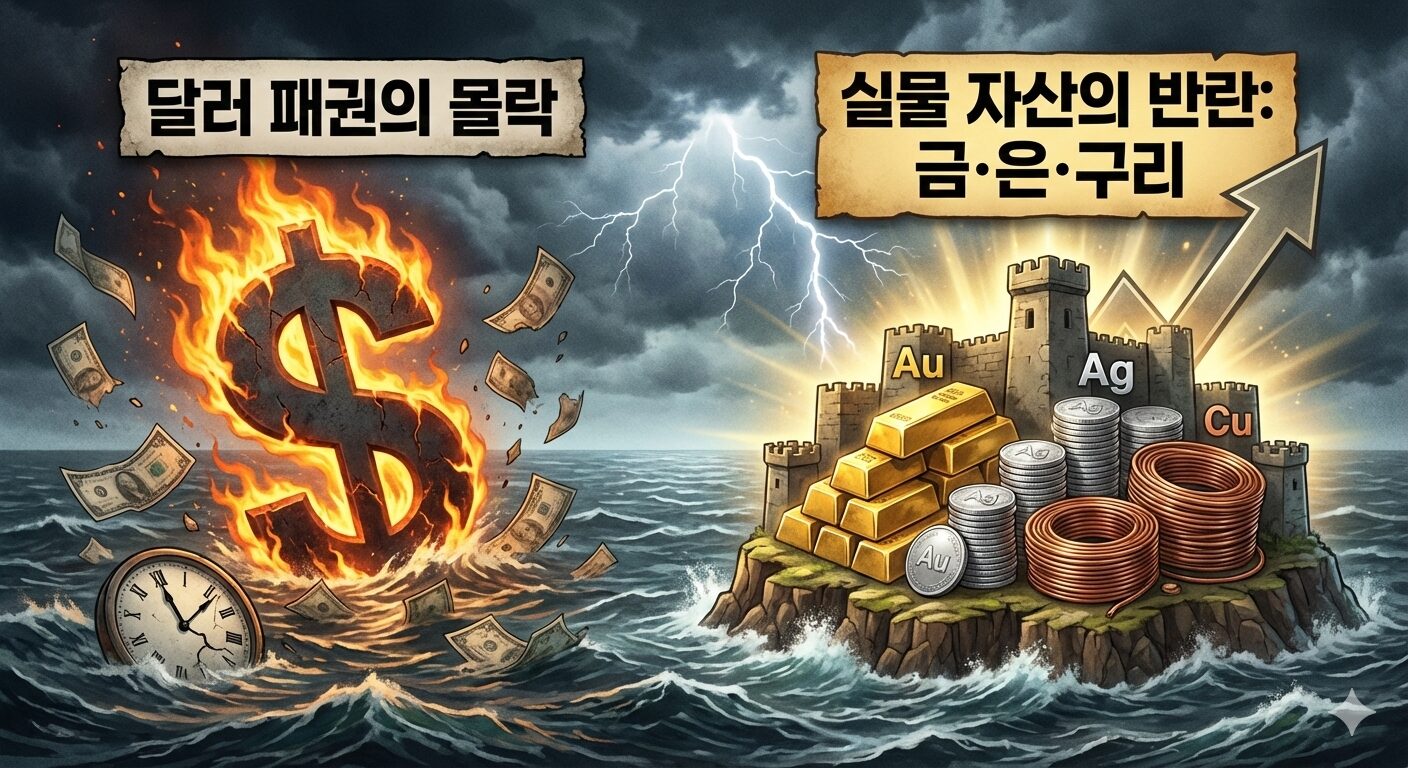 금, 은, 구리 가격 상승의 숨겨진 진실과 달러의 몰락