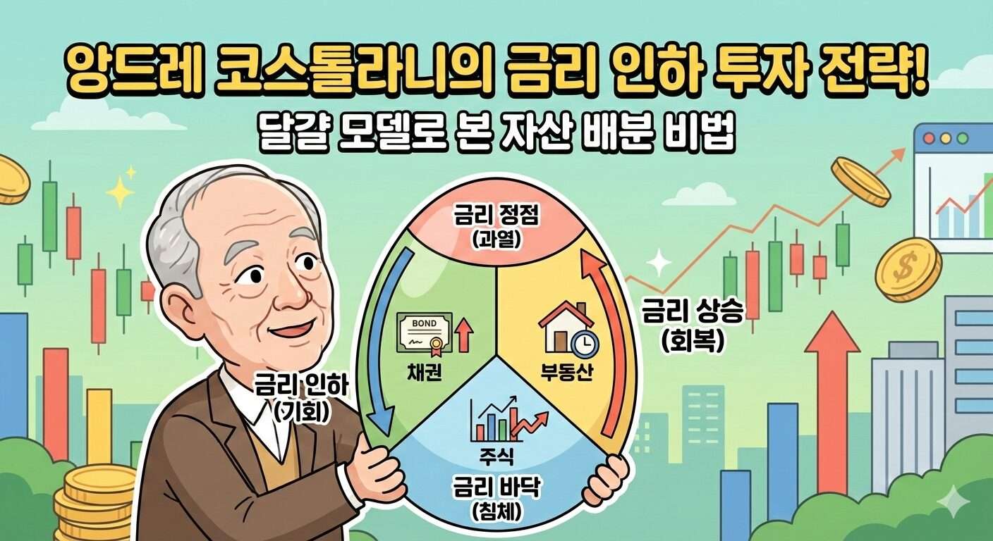 금리 인하 시기 필수 전략 코스톨라니 달걀 모델로 본 자산 배분 비법