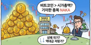 시총보다 비트코인이 많다? NAKA의 기괴한 저평가