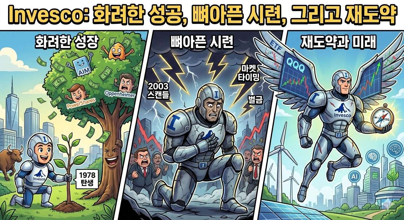 인베스코(Invesco)의 화려한 성공과 뼈아픈 시련의 전말