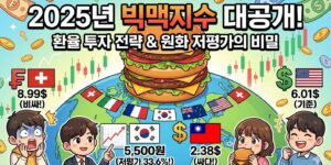빅맥지수가 알려주는 원화 가치 저평가 비밀