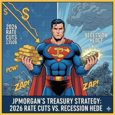 JP모건 국채 매집의 진실, 2026년 금리 인하 대비인가 경기 침체 대응인가?