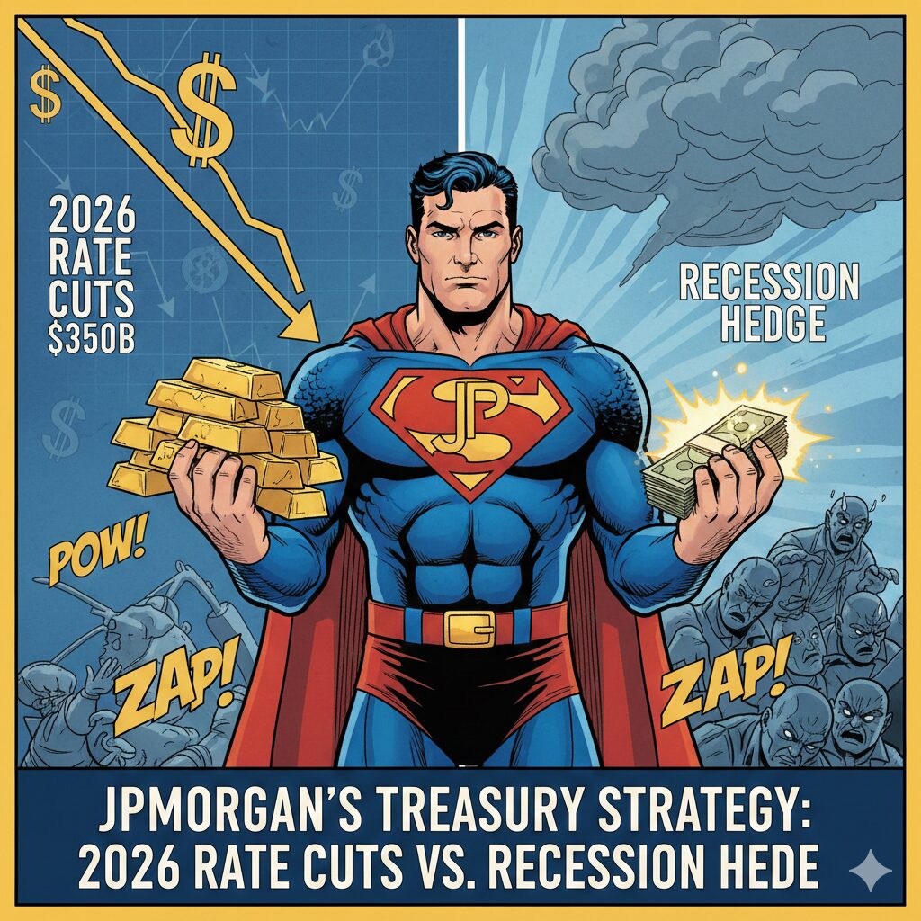 JP모건 국채 매집의 진실, 2026년 금리 인하 대비인가 경기 침체 대응인가?