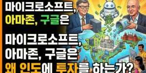 마이크로소프트, 아마존이 인도 AI 시장에 막대한 자본을 투자하는 핵심 이유 분석