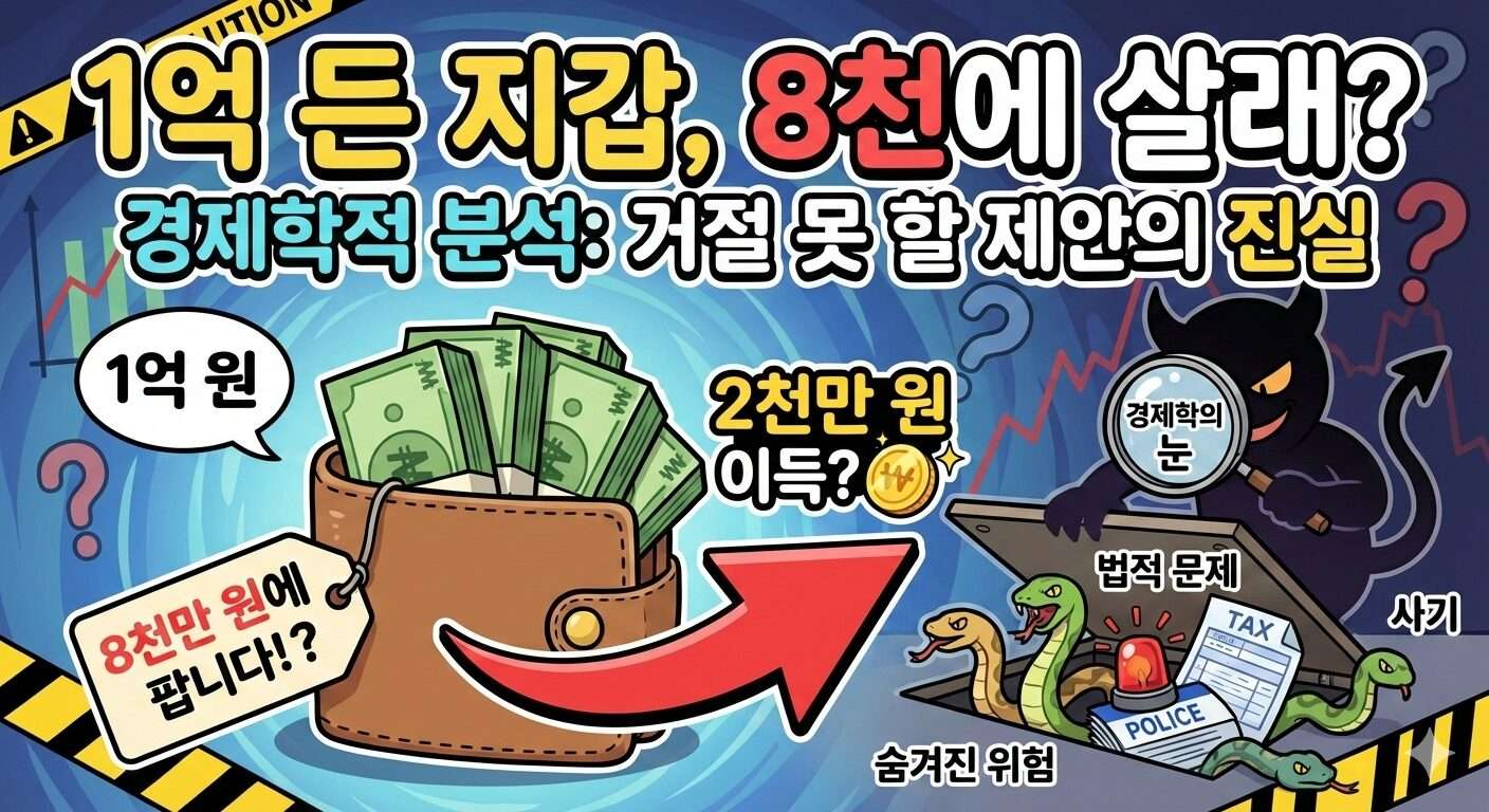 1억 원 든 지갑을 8천만 원