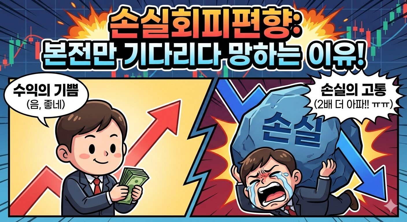 계좌를 망치는 손실회피편향 분석