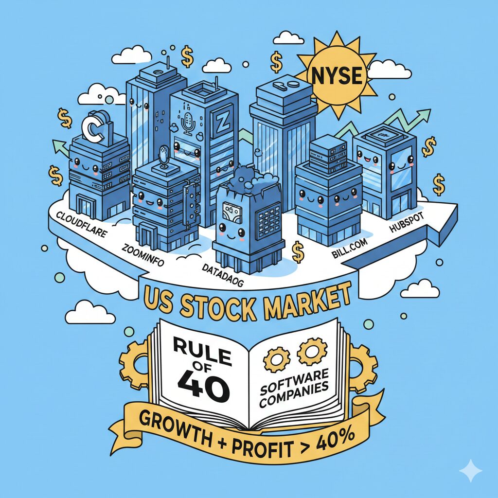 미국 소프트웨어 주식 투자의 핵심: 'Rule of 40'을 넘어선 승자 찾기 전략