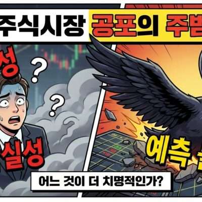 주식시장 공포의 주범, 불확실성과 예측 불가능