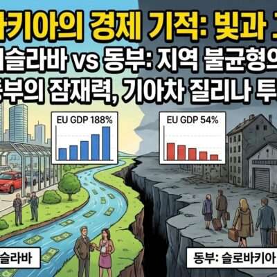 브라티슬라바의 성공 뒤에 숨겨진 다뉴브 강 동부의 그림자