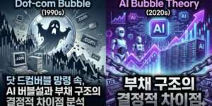 닷컴버블 망령 속, AI 버블설과 부채 구조의 결정적 차이점 분석