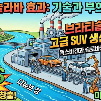 다뉴브 강의 폭스바겐 브라티슬라바 공장의 '고가전략'