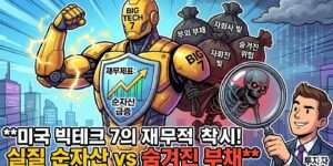 미국 빅테크 7(M7) 기업의 실질 순자산 및 부외부채