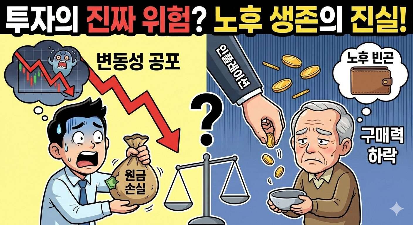 투자의 위험과 노후 생존의 위험