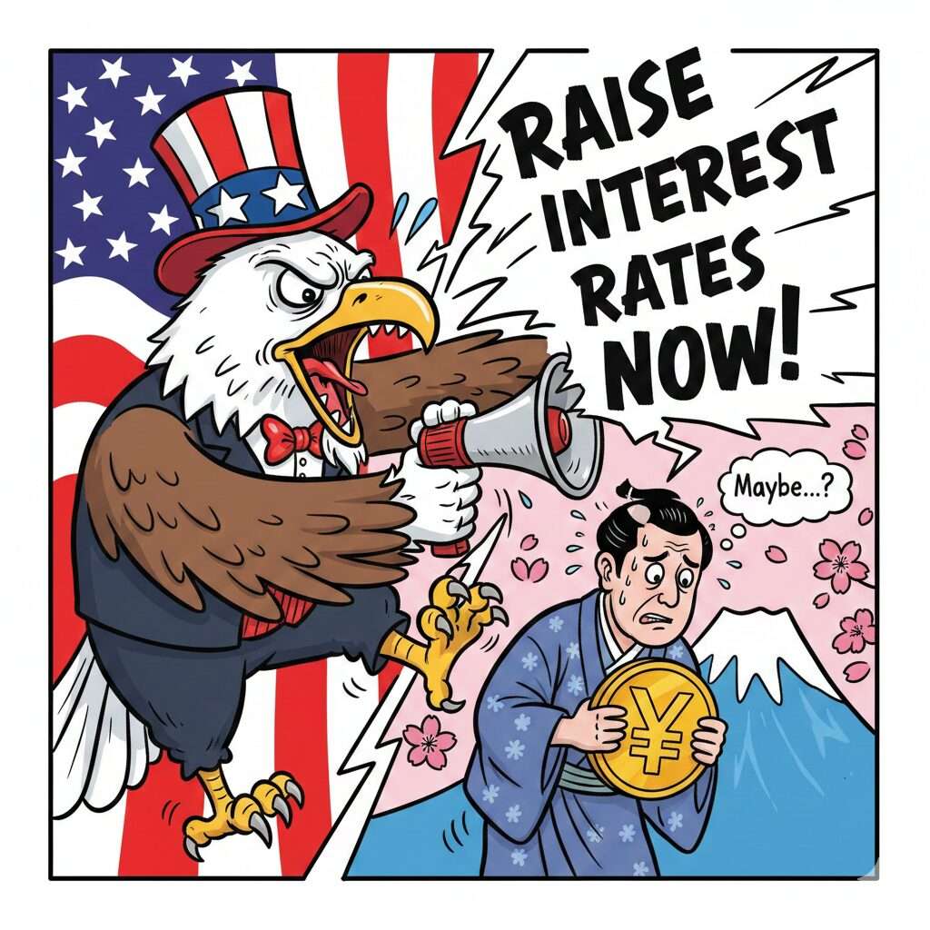 미국이 일본에 금리 인상을 요구하는 세 가지 핵심 이유 분석