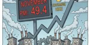 11월 PMI 49.4 '빨간불'과 원달러 환율 1,470원대 공포! 한국 경제의 이중고