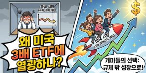 국내 레버리지 시장 외면하는 개인들, 왜 미국 3배 ETF에 열광하나?