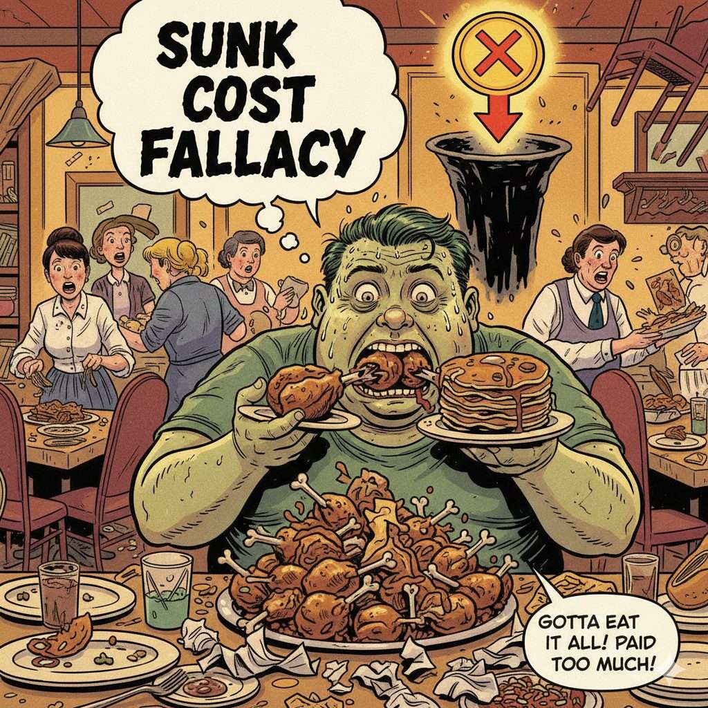 매몰비용의 오류: 왜 우리는 손해를 알면서도 멈추지 못하고 계속 투자할까요?