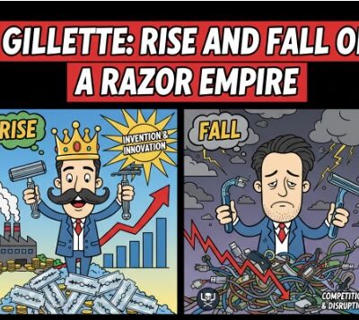 전 세계 면도기 시장의 제왕, 질레트의 영광과 추락: 면도날 비즈니스 모델의 흥망성쇠