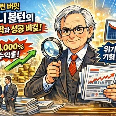 영국의 워런 버핏 앤서니 볼턴의 역발상 투자