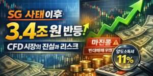 CFD 3.4조 반등 고위험 레버리지와 세제 혜택