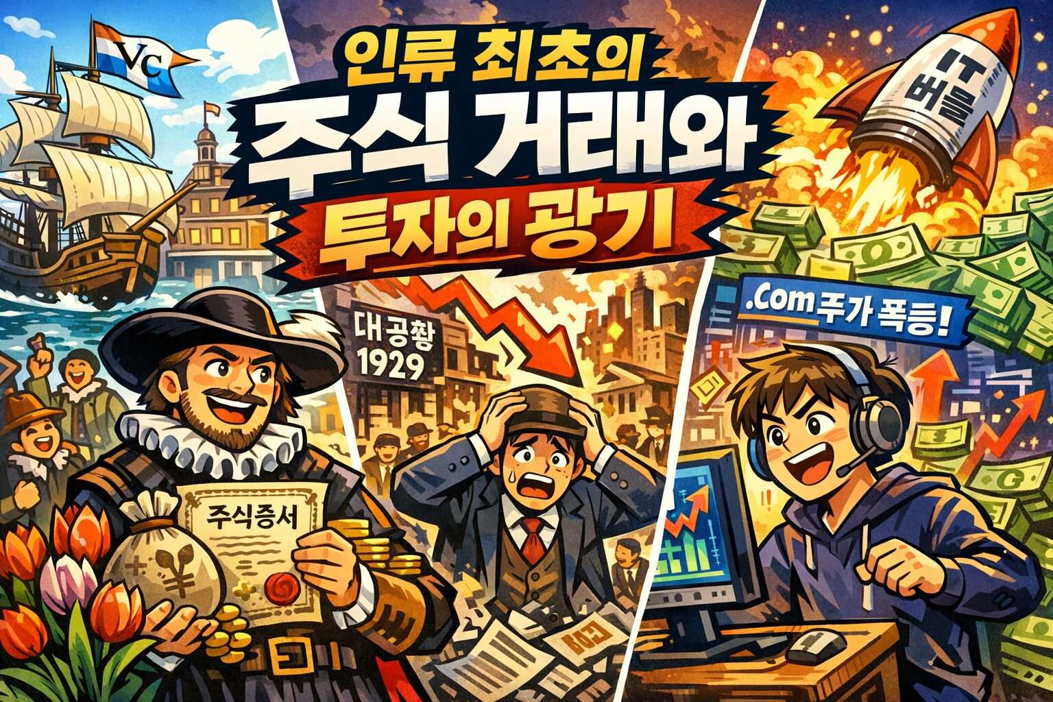 주식거래와 투자의 광기