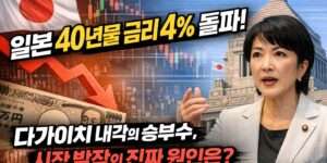 일본 40년물 국채 금리 4% 돌파