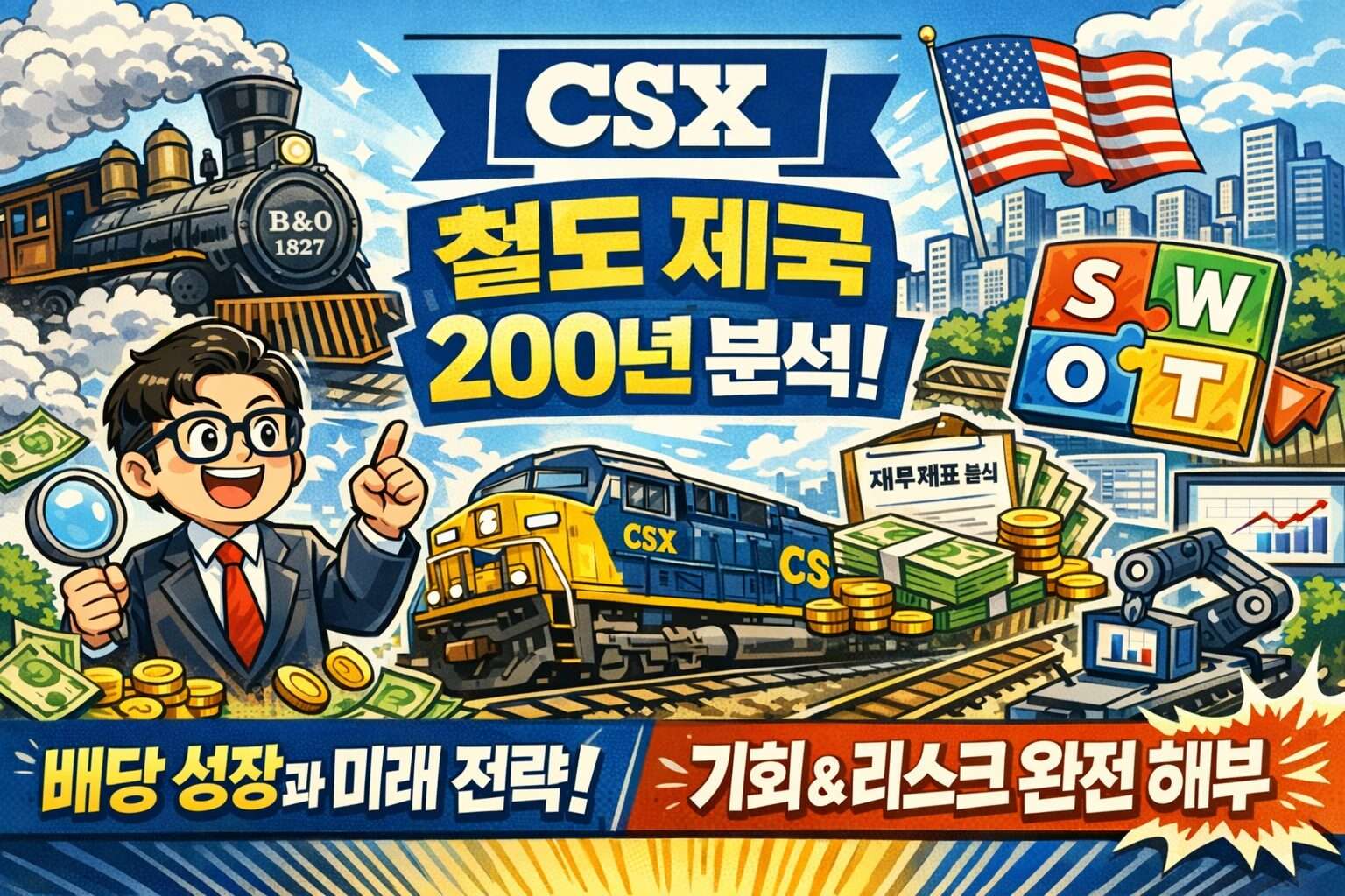 북미 물류의 혈관 CSX