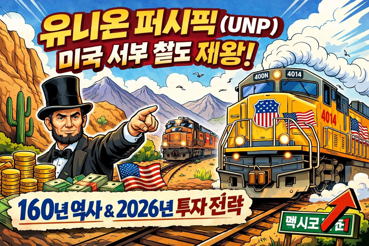 미국 서부 철도 제왕 유니온 퍼시픽(UNP)