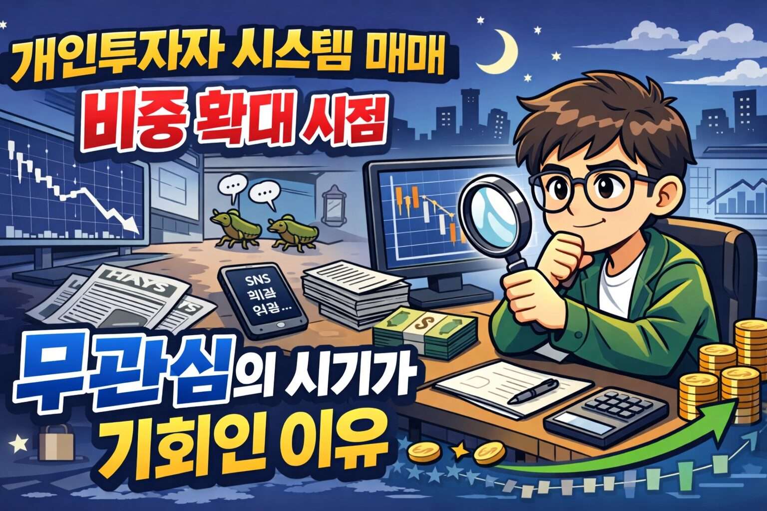 시스템 매매 비중 확대 시점 무관심의 시기