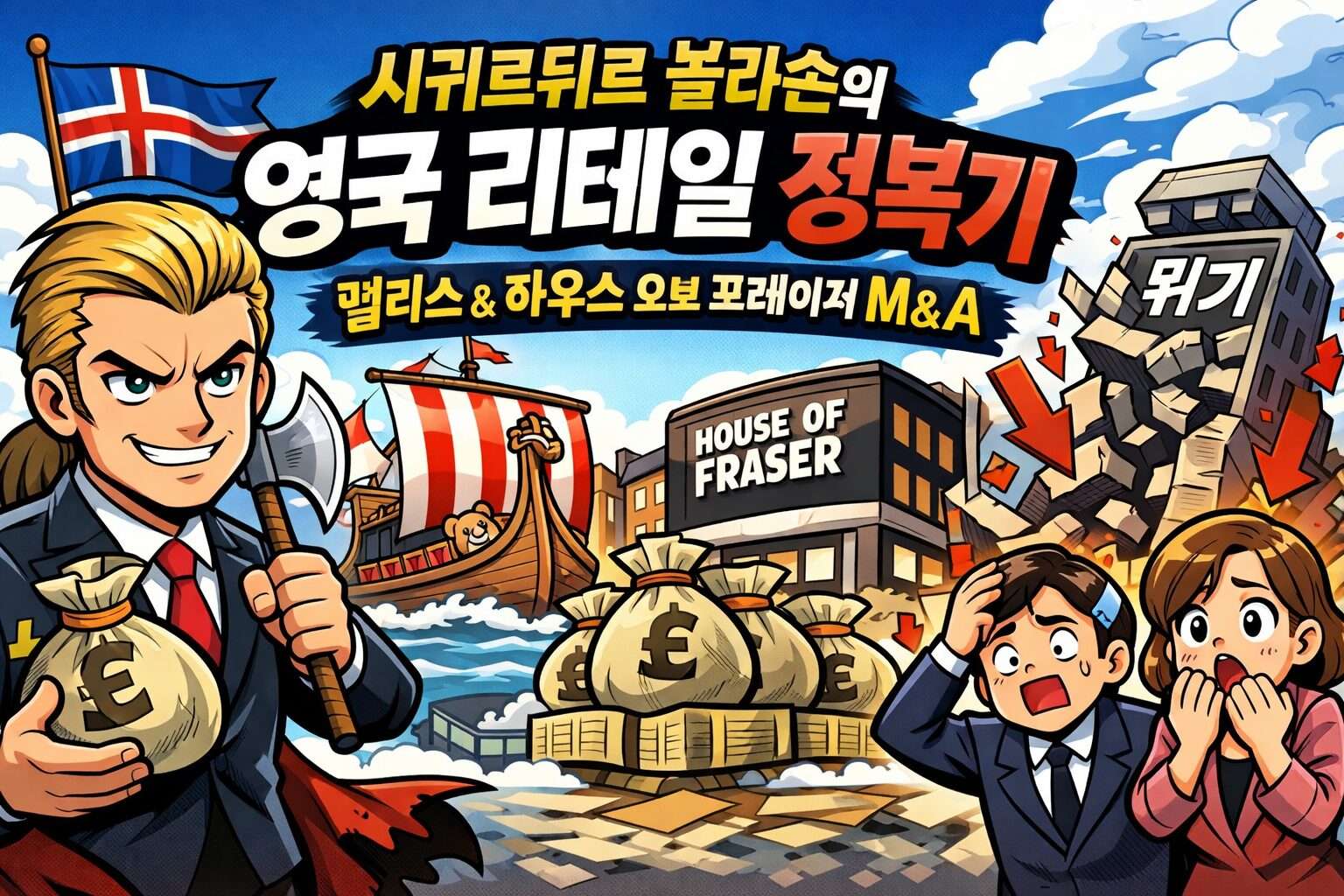 영국 덮친 아이슬란드 바이킹 볼라손